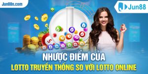 Nhược điểm của Lotto truyền thống so với lotto online